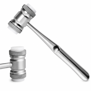 ค้อนยกกระดูก Gerzog Mallet ขนาด 7.5 นิ้ว เครื่องมือศัลยกรรมกระดูกสัตว์ เครื่องมือผ่าตัดเยอรมัน G ได้รับการรับรองมาตรฐาน CE ระดับ I - Product Image 2