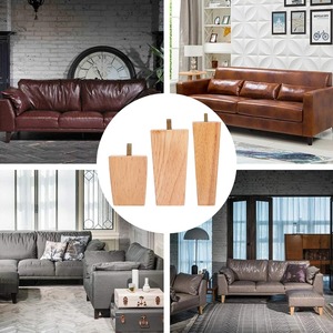 Reemplazo de patas de sofá de madera de caucho cónico para muebles, sofá, silla, taburete otomano, mesa de centro y cama, Hospital y uso al aire libre - Product Image 3