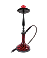 Vente en gros usine Narguilé moderne en verre de grande taille avec miroir, ensemble de chicha de bar, design personnalisé, aluminium de luxe FALAH HH50