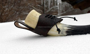 Corne à boire de style buffle, corne d'animal naturelle polie, corne viking pour bière et café, prix d'usine, vente en gros - Product Image 6