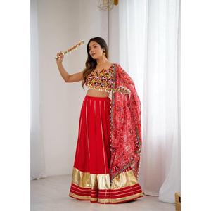 Featuring Our <b>Own</b> Real <b>Modeling</b> Lehenga Choli Modern Boutique Statement Piece Reversible All Seasons - Product Image 1