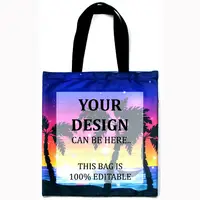 full color custom printed canvas tote bag design and order yours with your own print online