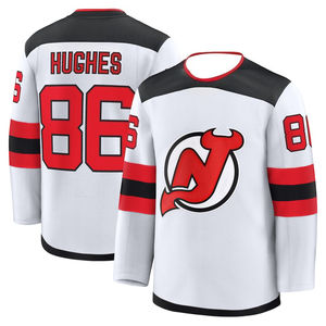 Hockey Jersey Men's Long-sleeved <b>T</b>-<b>shirt</b> 3D Printed "Hughes 86" Devil "N" Logo Autumn and <b>Winter</b> Base Layer <b>Shirt</b> Harajuku - Product Image 1