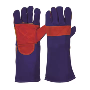 Gants de soudage en cuir de vachette renforcé Protection des mains de sécurité industrielle à usage intensif Vêtements de sécurité réfléchissants - Product Image 5
