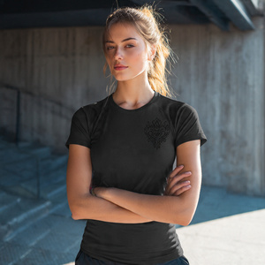 T-shirt de yoga pour femmes, vêtements de sport, manches courtes, t-shirts amples pour femmes, vêtements de yoga, col rond, hauts pour femmes - Product Image 5