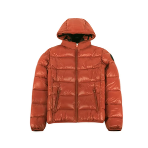 Veste matelassée à capuche respirante, personnalisée, chaude pour l'hiver, couleur unie, de haute qualité, rembourrage gonflé, 2026 - Product Image 1