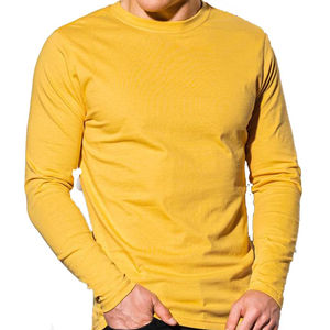 Custom Printing Cotton Full <b>Sleeve</b> T-shirt Mens <b>Plain</b> Gym Slim Fit <b>Long</b> Casual Style OEM Service Mens <b>Long</b> <b>Sleeve</b> T Shirts - Product Image 1