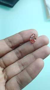 Diamante natural con certificado IGI, corte ovalado, 1 quilate, VS2, fantasía intensa, tratado naturalmente, diamante real - Product Image 5