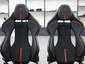 Asientos de Carreras Ajustables de Fibra de Carbono FERRAR-I 296/ SF90 Negro/Rojo 916576/917076 - Product Image 3