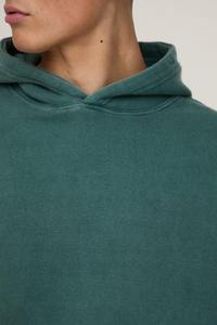 Sudadera con capucha de marca de lujo personalizada para hombre con bolsillos Sudadera con capucha de algodón grueso con hombros caídos ropa de calle clásica Sudadera con capucha de ajuste regular - Product Image 5