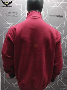 Sweat-shirt à demi-zip en molleton 100% coton personnalisé, sweat-shirt à quart de zip, sweat-shirt à manches longues surdimensionné avec logo sur le devant - Product Image 6