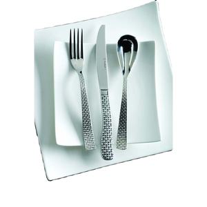 Ensemble de couverts à couteaux, cuillères et fourchette bon marché en argent Ensembles de vaisselle de luxe en acier inoxydable à poignée de conception occidentale - Product Image 1