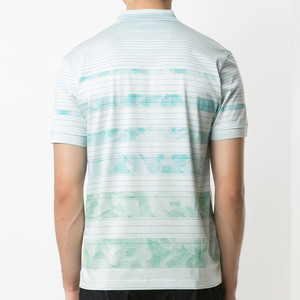 Polo con logotipo personalizado para hombre, Polo de golf de poliéster y LICRA con impresión por sublimación de alta calidad - Product Image 3