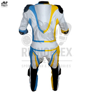 Nuevo Traje de Motocicleta de Cuero RHINOFLEX GEAR RG-MS-04 Personalizado, Estilo de Carreras, Transpirable, Unisex, Hecho en Pakistán, para Todas las Temporadas - Product Image 5