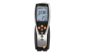 Testo 735 Instrument de mesure de température à 3 canaux Thermomètre numérique pour une utilisation industrielle et de laboratoire précise - Product Image 4