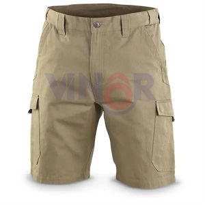 Pantalones cortos Cargo con bolsillo de trabajo recto de estilo 2025, pantalones cortos Cargo para hombre, pantalones cortos de algodón con bolsillo de verano para hombre, servicio OEM - Product Image 5