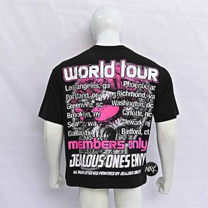 ! 00% coton sérigraphie hommes manches courtes lettre O cou top qualité respirant microfibre poids lourd conceptions personnalisées t-shirt - Product Image 4