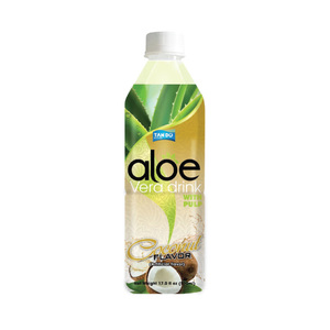 Eau de coco Tan Do Aloe Vera 500ml en bouteille PET, faible en gras, 100% pure, aromatisée à l'ananas, au fruit de la passion, à la mangue, 10 Brix - Product Image 2
