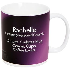 Tazza in Ceramica Personalizzata Rachelle, Gadget Personalizzati per Amanti del Caffè - Product Image 3