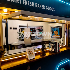 Hot selling customizable colorful four wheel snack burger hot <b>dog</b> street food truck special offer for sale - Product Image 5