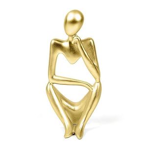 Escultura decorativa abstracta de metal de hierro hecha a mano con base marrón estatua casera para celebraciones de cumpleaños - Product Image 3