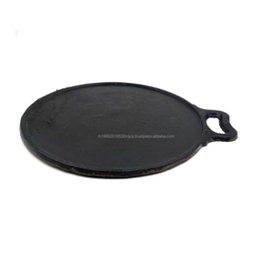 Modern Designer Handmade <b>Cast</b> <b>Iron</b> <b>Tawa</b> Natural Eco-Friendly Unglazed Earthenware Kitchen Utensils Wholesale Price - Product Image 3
