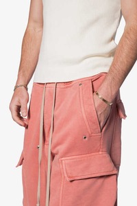 Nouveaux pantalons de survêtement évasés en éponge française lourde lavés sur mesure en détresse broderie Logo poches cargo pantalons pour hommes 2026 - Product Image 5