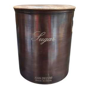 Pots à sucre en acier inoxydable avec revêtement en poudre noire, design personnalisé, avec couvercle hermétique, pour la maison, l'hôtel, la cuisine, les restaurants, prix de gros - Product Image 2