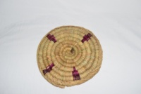 Tapis en osier Moroccan Soul pour tajine - Plateau de décoration pour la maison avec motif d'art populaire d'inspiration africaine