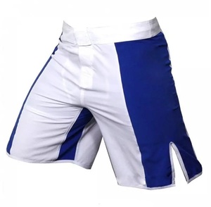 Pantalones cortos de lucha de artes marciales Muay Thai de talla grande para hombres, pantalones cortos elásticos lisos de GAF de fábrica al por mayor - Product Image 1