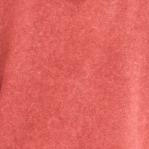 Sudadera con capucha de gran tamaño con hombros caídos Vintage de lana de algodón 100% personalizada diseño de lavado ácido bordado térmico de invierno de longitud larga - Product Image 5