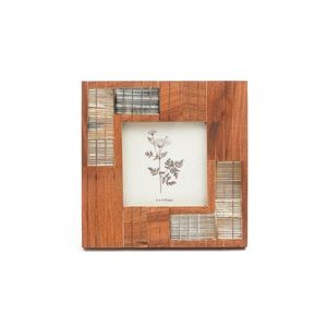 กรอบรูปแบบเรียบง่ายทันสมัยตกแต่งโต๊ะกรอบรูป MDF สีธรรมชาติขนาดกำหนดเองได้ - Product Image 1