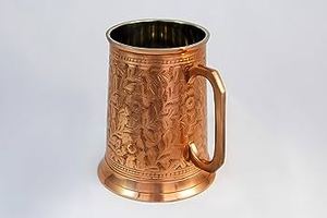 Luxury Unique Design Hot Selling Antique Finished Copper Beer Coffee <b>Mug</b> Kitchen Decorative Dishwasher Microwave Safe <b>Large</b> - Product Image 5
