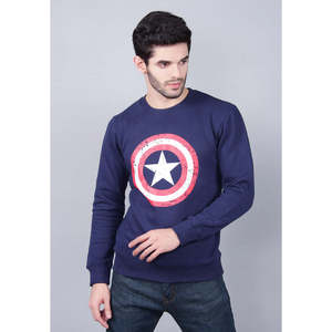 Sudadera de Forro Polar TALIAH con Bordado 3D de Capitán América, Etiqueta Personalizada, Antiarrugas, Antiretracción, Sólida, Tallas XXS-2XL - Product Image 2