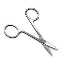 Coupe-cuticules droit professionnel Nadeem Surgical Corporation à prix réduit, en acier inoxydable avec manche en céramique, pour droitiers, pour ongles morts