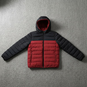 Veste matelassée en toile pour homme de haute qualité, imperméable, à capuche, décontractée, chaude, confortable, légère, couleurs personnalisables - Product Image 2