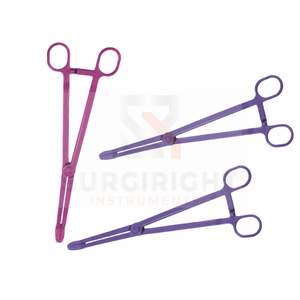 คีมหนีบทำจากสเตนเลสสตีลเครื่องมือทางการแพทย์แบบใช้แล้วทิ้งหลากสี - Product Image 2