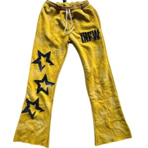 Pantalon de survêtement unisexe en molleton de coton de haute qualité taille personnalisée style décontracté respirant grande taille design d'hiver plat pour hommes femmes - Product Image 6