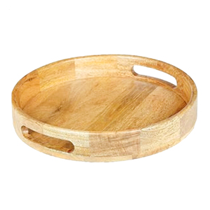 Bandeja de servicio de madera decorativa para el hogar Uso en la cocina Sirviendo deliciosos alimentos Aperitivos y bebidas Utensilios de cocina - Product Image 6