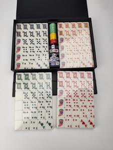 Xcl <span class=keywords><strong>Latin</strong></span> Mỹ 120 mảnh 4 người chơi Mạt chược đặt bàn cầm tay trò chơi di động melamine thiết kế tối giản cổ điển cho - Product Image 2