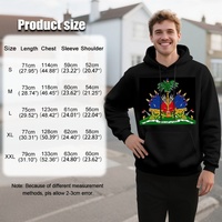 Livraison en gros rapide plusieurs options de couleur drapeau d'Haïti design pull pour hommes imprimé à la demande sweat à capuche décontracté pour hommes