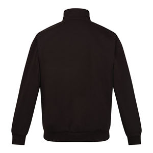 Personalizado de alta calidad de los hombres de la calle desgaste de la cremallera de cuello alto de lana de peso pesado media cremallera sudadera - Product Image 6
