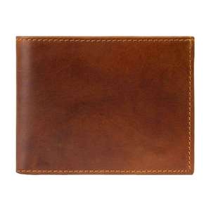 Cartera corta de cuero genuino para hombre con múltiples ranuras para tarjetas y ventana para identificación, diseño minimalista plegable, colores personalizables, billetera para hombre - Product Image 4