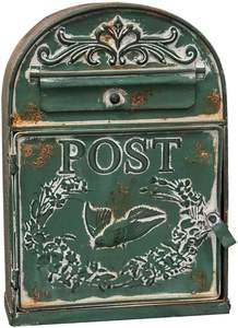 Reliable India Iron Metal Mail Box Durable Rustproof Powder Coated POST <b>Outdoor</b> Document Safety Message Receiving <b>Cabinet</b> - Product Image 5