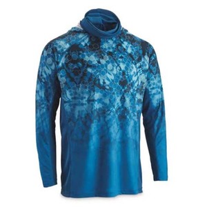 Personalizado de alta calidad transpirable cómodo 100% algodón Mahimah pesca de peces 3D bombardero Full-Snap Varsity Letterman Basics sudaderas con capucha - Product Image 2