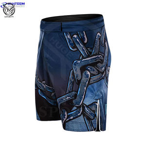 Short de boxe ajustable, créez votre propre short de MMA / Nouveaux shorts de MMA à prix raisonnable, shorts de MMA de qualité supérieure pour hommes. - Product Image 3