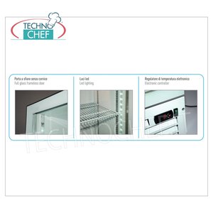 Vitrine réfrigérée statique à 1 porte pour boissons, température 0/+10°C, 160 L, classe D, pour les fêtes - Product Image 2