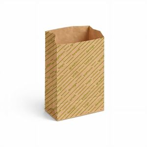 Bolsas de panadería en papel kraft Havana base 12 cm - Personalizables hasta 2 colores - Se venden por kg, MOQ 100 kg - Product Image 1