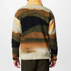 Sweat-shirt en molleton Sherpa pour homme, décontracté et résistant, pour l'hiver et les températures extrêmes, impression numérique, options personnalisables - Product Image 2