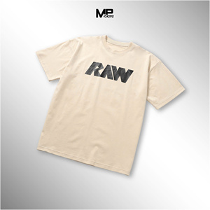 Camisetas de gimnasio de gran tamaño de algodón 100% para hombre con logotipo personalizado, ropa de calle deportiva de peso pesado con serigrafía para deporte GSM alto - Product Image 4